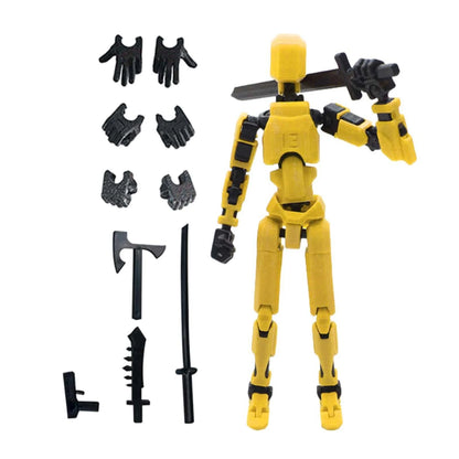 1PCS 13 Joints Figure Articulate Movable Dummy Doll Diy Assembly Toy 3D Printed Action Figure Stop Motion Animation Dummy Éditions Traditions & Modernité Inc. 185980448;20260611;17811936277sbOD