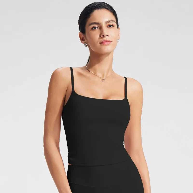 NCLAGEN GYM Tank Top With Built In Bra women's Yoga clothing running Square Neck fitness vest beautiful back sports Workout Éditions Traditions & Modernité Inc. 186642574;20260626;1782517547ZAGL9