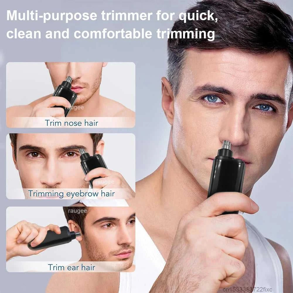 Nose Hair Trimmer Rechargeable Electric Nose Hair Remover Men Eyebrow Hair Shaving Razor Mini Pocket Portable Nose Hair Clipper Éditions Traditions & Modernité Inc. 186225899;20260617;1781706160iR6FM