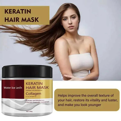 Collagen Keratin Hair Mask Dual Oil Control Moisturizer Conditioner Soft Smooth Frizz Damaged Repair Revitalize Hair Care Éditions Traditions & Modernité Inc. 185981058;20260611;1781193764Ovx7e