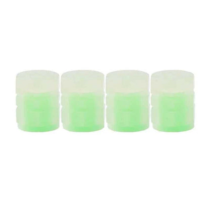 Luminous Valve Caps Fluorescent Night Car Tire Valve Caps Motorcycle Bike Glowing Decor Wheel Nozzles Tyre Cap Car Accessories