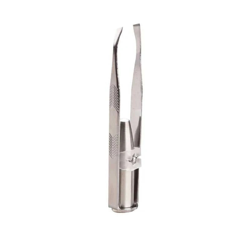 1PC Portable Stainless Steel Eyebrow Tweezer with Smart LED Light - Makeup Removal Tool Éditions Traditions & Modernité Inc. 186728096;20260629;1782691284uhTnM