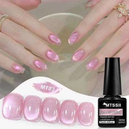 Pink Story Cat Magnetic Gel Nail Polish Nude Pink Gold Light Semi Permanent UV Gel Varnish Soak Off Nail Supplies Manicure DIY Éditions Traditions & Modernité Inc. 185982849;20260611;178119397704DHk