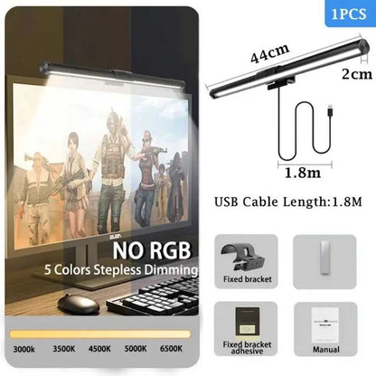 Eye Care Monitor Light Bar with RGB Gaming Lighting