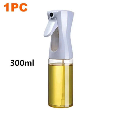 200/300/500mlOil Spray Plastic Household Kitchen Oil Spray Bottle Or Oil Brush Nebulizing Mist Filling Cooking Dual Use BBQ Éditions Traditions & Modernité Inc. 14:200002130#2pcs-300ml white