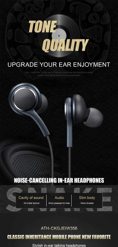 Type C Wired Earphone For Samsung Galaxy S23 S21 S22 Ultra Plus 3.5 mm Earbuds Headphones A54 A34 A53 A53 Accessories Éditions Traditions & Modernité Inc. 185980078;20260611;1781193551H3Bx3
