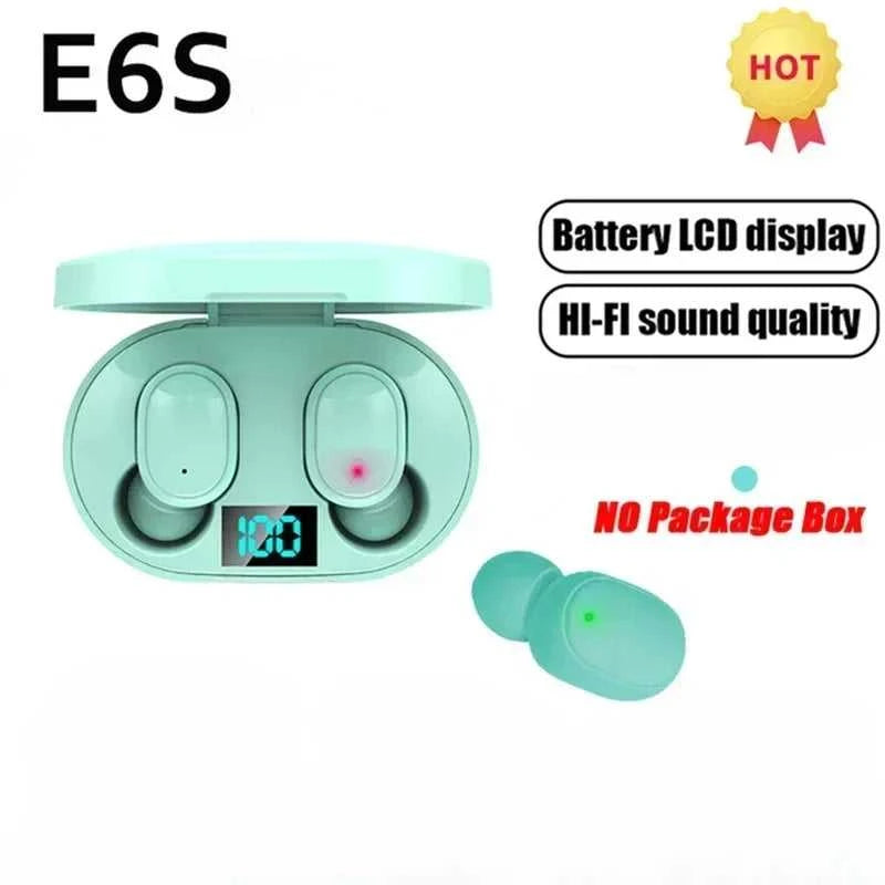 E6S Wireless Bluetooth Earphones TWS Bluetooth Headset Wireless Earbuds Noise Cancelling Earphones with Microphone Headphones Éditions Traditions & Modernité Inc. 186226116;20260617;1781706464AvHiA