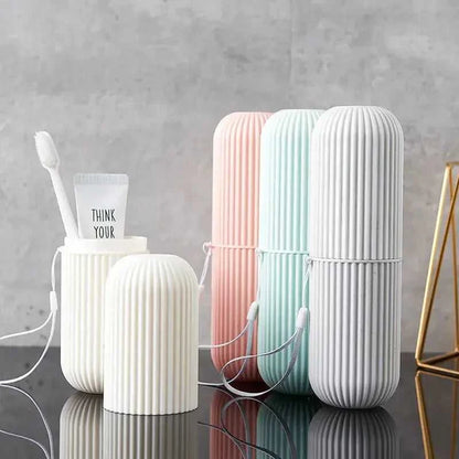 Portable Toothpaste Toothbrush Protect Holder Case Travel Camping Storage Box Protect Toothbrush Toothpaste from Dirt and Damage Éditions Traditions & Modernité Inc. 186083543;20260613;1781386351zn2z4