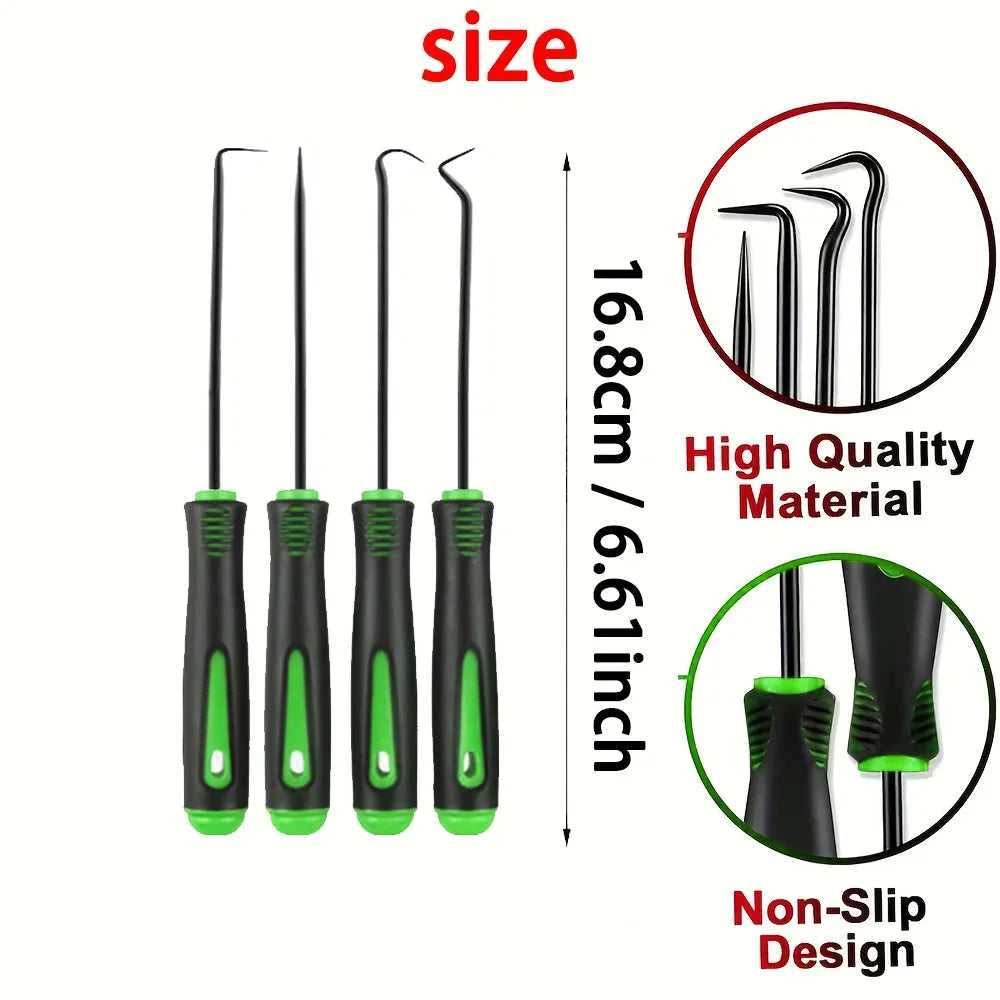 10/4Pcs Precision Pick and Hook Set, Car Auto Oil Seal/O-Ring Seal Gasket Pick Mini Precision Hooks Professional Puller Remover Éditions Traditions & Modernité Inc. 186226065;20260617;1781706331YwqPd