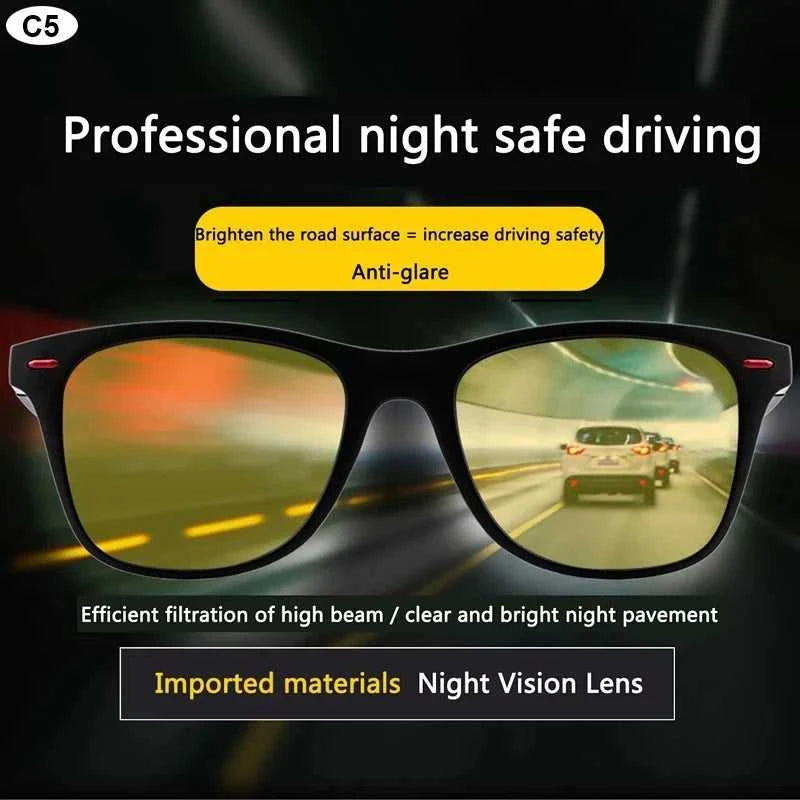 Night Vision Glasses PC Frame Polarized Sunglasses Men Outdoor Sport Sun Glasses Day Night Vision Driver Night Glasses Goggles Éditions Traditions & Modernité Inc. 185980900;20260611;1781193723AqWcO