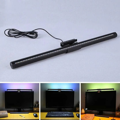 Stepless Dimming Led Desk Lamp For Computer Monitor Light Bar USB Reading Light Monitor Lamp Backlight Screenbar Light Office