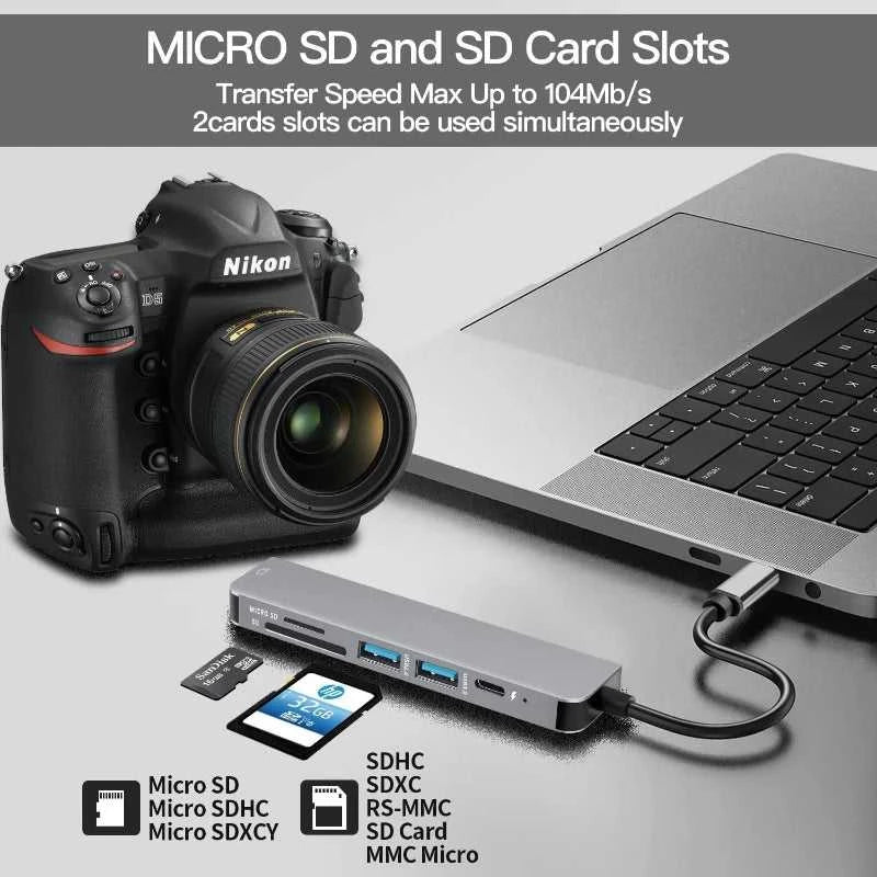 USB C Hub to 4K HDMI-Compatible USB 3.0 2.0 Type C PD Charging Dock for MacBook iPad Samsung S10 Dex TV Mouse Keyboard U Disk Éditions Traditions & Modernité Inc. 185982951;20260611;1781194009lfTEQ