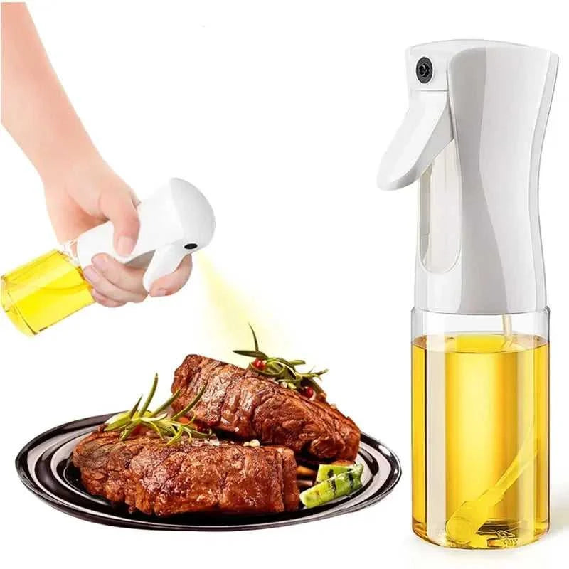 200/300/500ml Oil Spray Bottle BBQ Cooking Olive Oil Sprayer Plastic Baking Oil Spray Empty Bottle Vinegar Bottle Or Oil brush Éditions Traditions & Modernité Inc. 185980650;20260611;1781193656phbKP