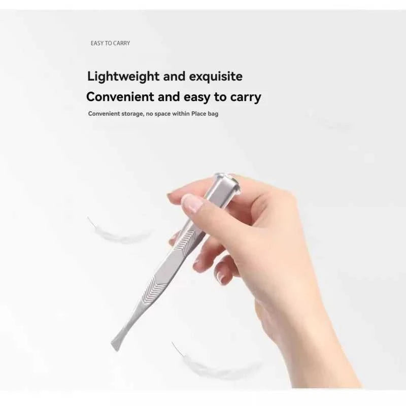 1PC Portable Stainless Steel Eyebrow Tweezer with Smart LED Light - Makeup Removal Tool Éditions Traditions & Modernité Inc. 186728096;20260629;1782691284uhTnM
