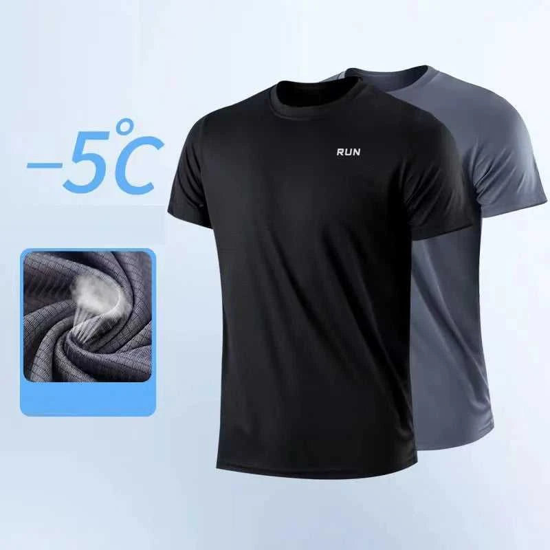 Men's Quick Dry Short Sleeve Gym Running Moisture Wicking Round Neck T-Shirt Training Exercise Gym Sport Shirt Tops Lightweight Éditions Traditions & Modernité Inc. 186225811;20260617;1781706111gFfNF