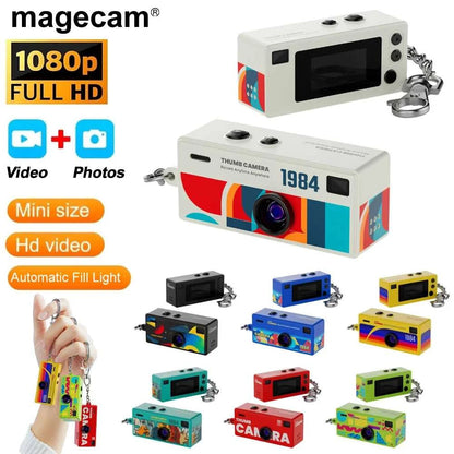 Magecam Digital Camera 0.96 Inch Keychain Camera Retro Support Memory Card 1080P Very Small Camcorder Video Recorder with Flash Éditions Traditions & Modernité Inc. 185982193;20260611;1781193861LbaU4