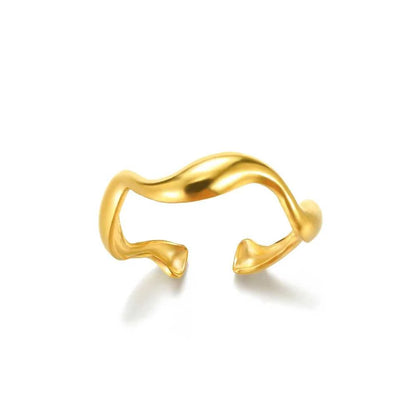 316L Stainless Steel Rings for Women Gold Color Never Fade Luxury Classic rings wedding couple rings Jewelry Free Shipping Éditions Traditions & Modernité Inc. 186727648;20260628;17826904053M55t
