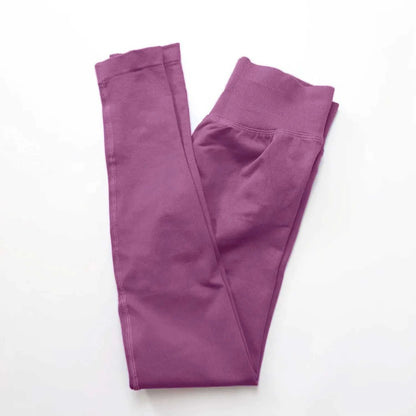 NCLAGEN Impact Leggings Women Seamless Sports Yoga Pants Low Ribbed Band Gym clothes Fitness Workout wear Scrunch Bum Tights Éditions Traditions & Modernité Inc. 185981338;20260611;1781193834hdhqE