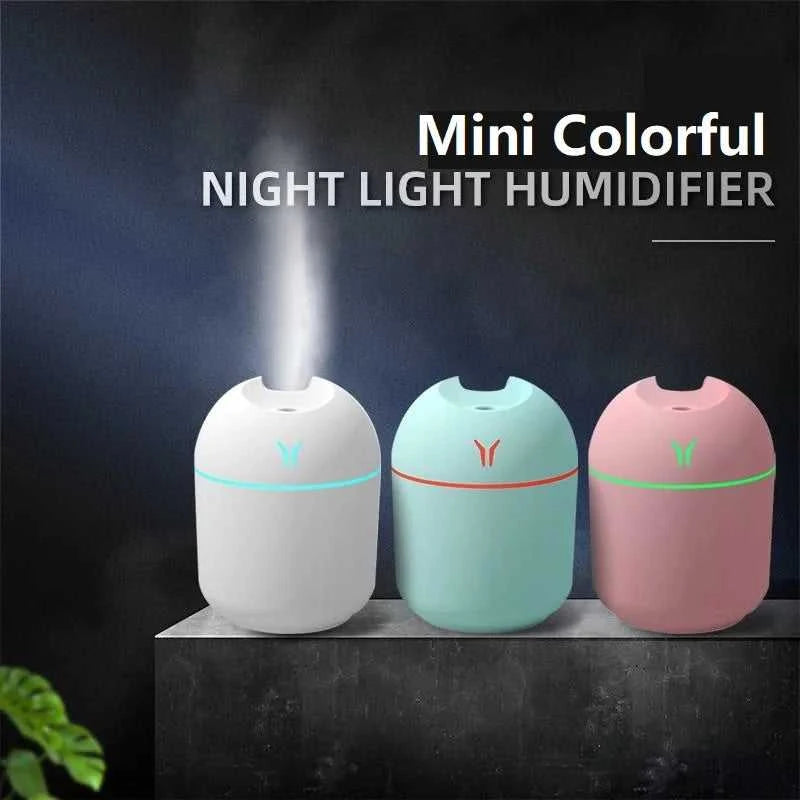 250ML USB Mini Air Humidifier Aroma Essential Oil Diffuser For Home Car Ultrasonic Mute Mist Maker Diffuser with LED Color Lamp Éditions Traditions & Modernité Inc. 185979138;20260611;17811928460a2oR