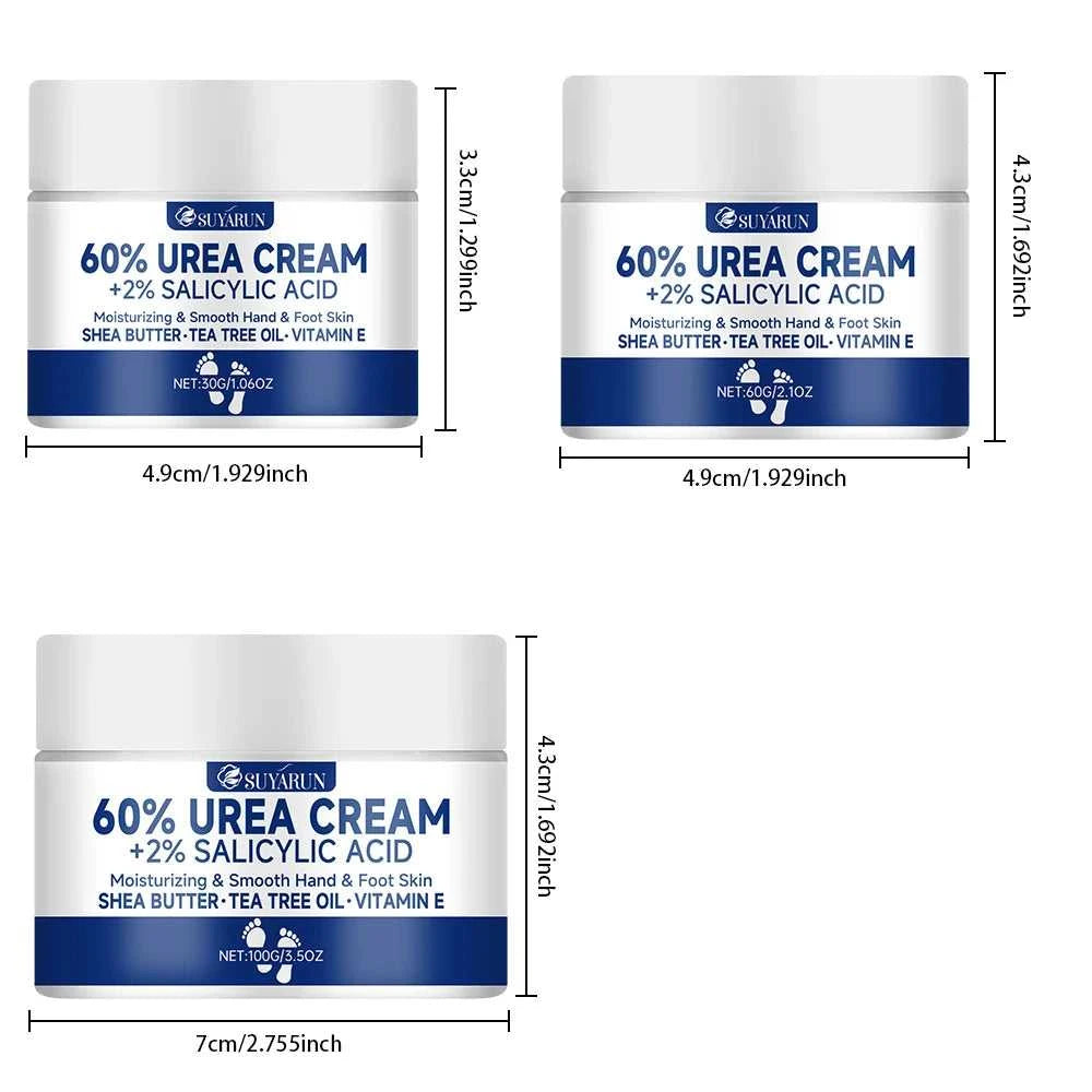 SUYARUN 60% Urea Foot Cream for Cracked Heels & Dry Skin - Intensive Moisturizing Treatment, Callus Remover, Diabetic Foot Care. Éditions Traditions & Modernité Inc. 185981107;20260611;1781193792Z4TqB