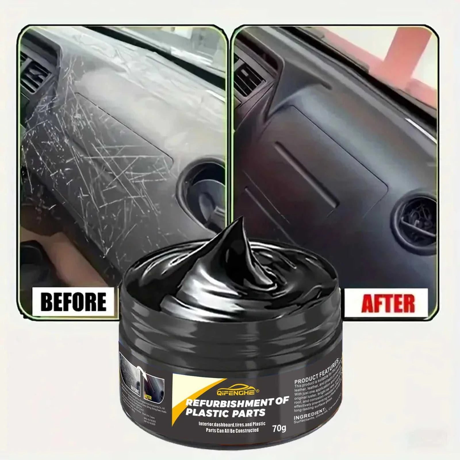 automotive plastic repair agent-interior and exterior plastic polishing wax, scratch repair anti-aging cream, suitable for tires Éditions Traditions & Modernité Inc. 185980838;20260611;1781193699mY4mF