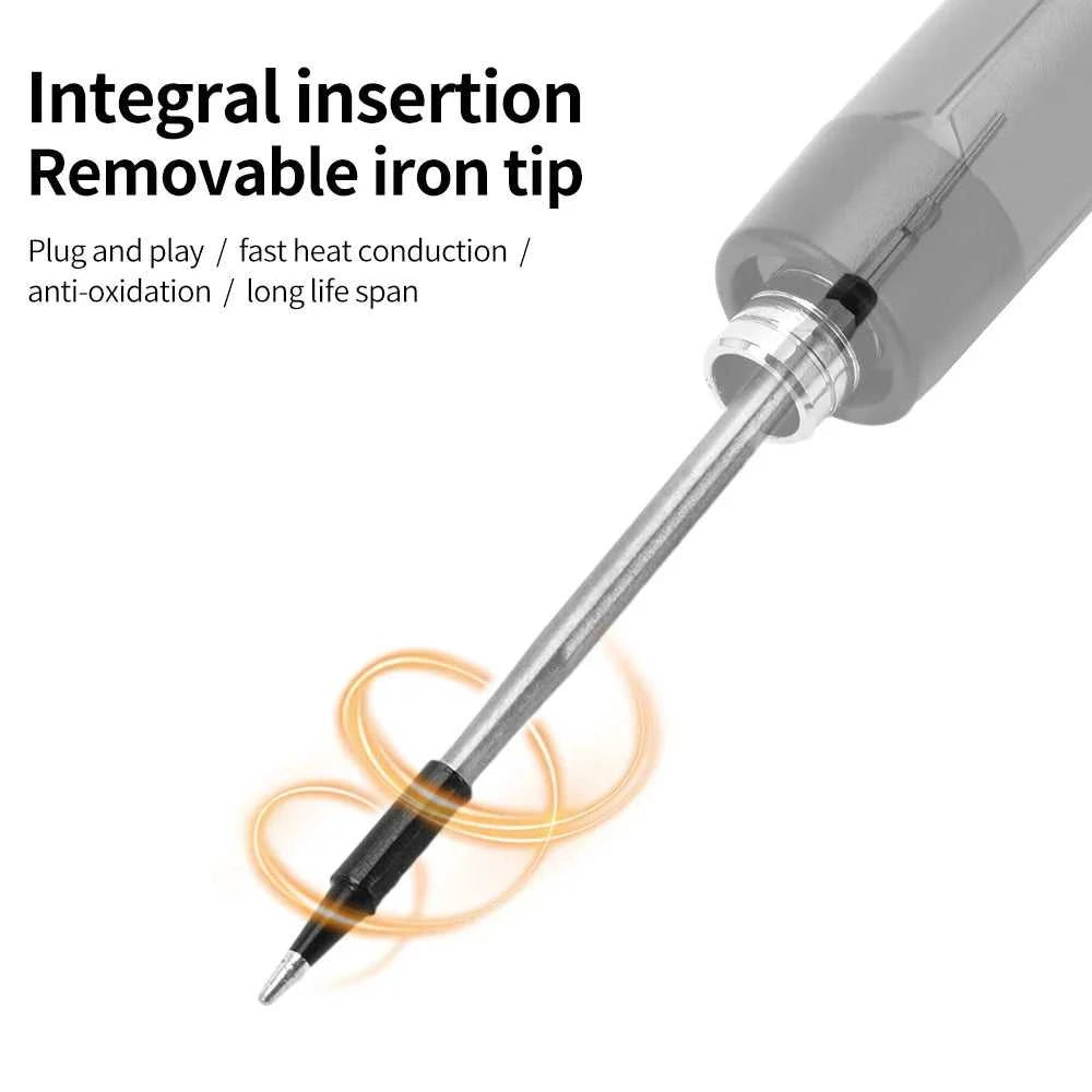 USB Soldering Iron Mini Small Soldering Iron Set Portable Household Type-C Interface 600mAh Battery Adjustable Temperature Éditions Traditions & Modernité Inc. 185981677;20260611;17811938286FTV2