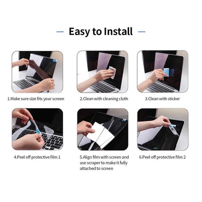 Blue Light Blocking Screen Protector for Laptops and Monitors Protecteurs d'écrans Éditions Traditions & Modernité Inc. 14:496#2023 Air M2 15 A2941