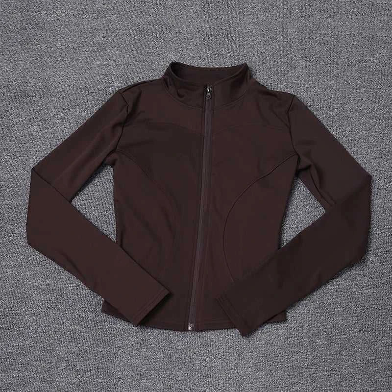 Women Sport Jacket Long Sleeve Shirt Workout Coat Gym Training Clothing Yoga Sportswear Éditions Traditions & Modernité Inc. 185982250;20260611;17811938662qotb