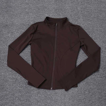 Women Sport Jacket Long Sleeve Shirt Workout Coat Gym Training Clothing Yoga Sportswear Éditions Traditions & Modernité Inc. 185982250;20260611;17811938662qotb