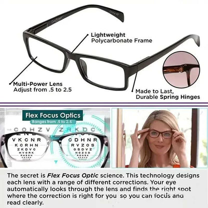 Newest Multifocal Reading Glasses Women Men Auto Adjusting Bifocal Glasses For Readers Éditions Traditions & Modernité Inc. 185982927;20260611;1781193994D0bUK