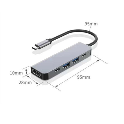 USB C Hub to 4K HDMI-Compatible USB 3.0 2.0 Type C PD Charging Dock for MacBook iPad Samsung S10 Dex TV Mouse Keyboard U Disk Éditions Traditions & Modernité Inc. 185982951;20260611;1781194009lfTEQ