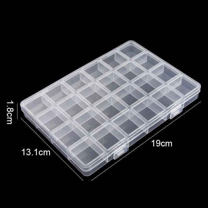 Transparent Storage Container Jewelry Box Clear Plastic Organizer Box Empty Earring Storage Organizer Display Case for Beads Éditions Traditions & Modernité Inc. 186728076;20260628;1782691171T78rM
