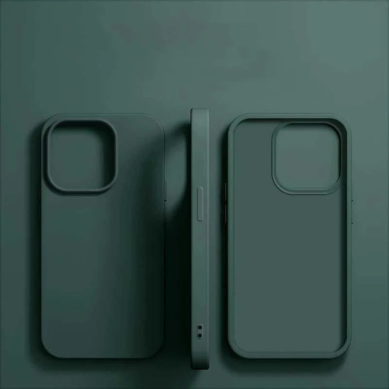 Shockproof Liquid Silicone Case for iPhone 11 through 16 Éditions Traditions & Modernité Inc. 5:22087409146;14:350850#Burgundy