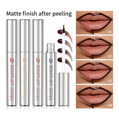 Waterproof Lip Liner Peel Off Tattoo Lipgloss Waterproof Long Lasting Matte Lip Tint Brown Contour Tear-off Lips Stain Cosmetic Éditions Traditions & Modernité Inc. 185982941;20260611;1781194007hb8VK