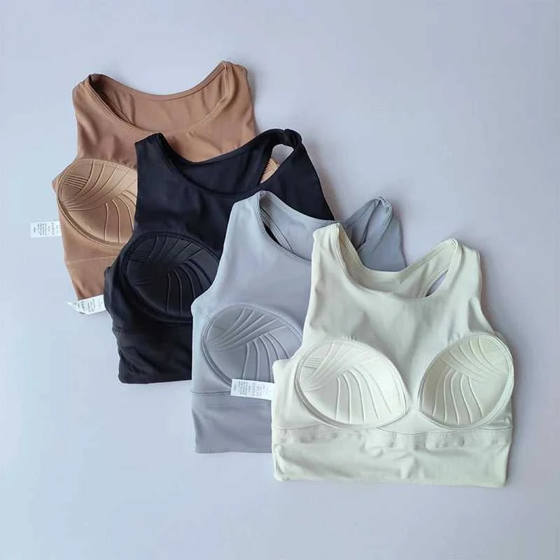 All-in-one Shock-proof Compact Sports Vest Running Breathable Full-cup Yoga Vest Gym Clothing Summer New Fitness Bra Éditions Traditions & Modernité Inc. 186643450;20260627;1782518415TdoAR