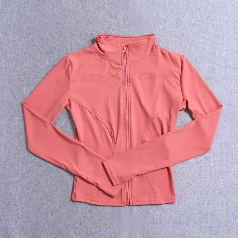 Women Sport Jacket Long Sleeve Shirt Workout Coat Gym Training Clothing Yoga Sportswear Éditions Traditions & Modernité Inc. 185982250;20260611;17811938662qotb