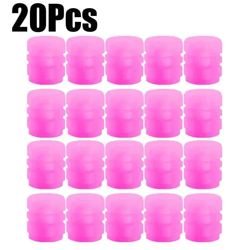 Luminous Valve Caps Fluorescent Night Car Tire Valve Caps Motorcycle Bike Glowing Decor Wheel Nozzles Tyre Cap Car Accessories Éditions Traditions & Modernité Inc. 185980907;20260611;1781193725jOyY7