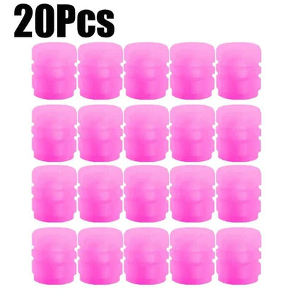 Luminous Valve Caps Fluorescent Night Car Tire Valve Caps Motorcycle Bike Glowing Decor Wheel Nozzles Tyre Cap Car Accessories Éditions Traditions & Modernité Inc. 185980907;20260611;1781193725jOyY7