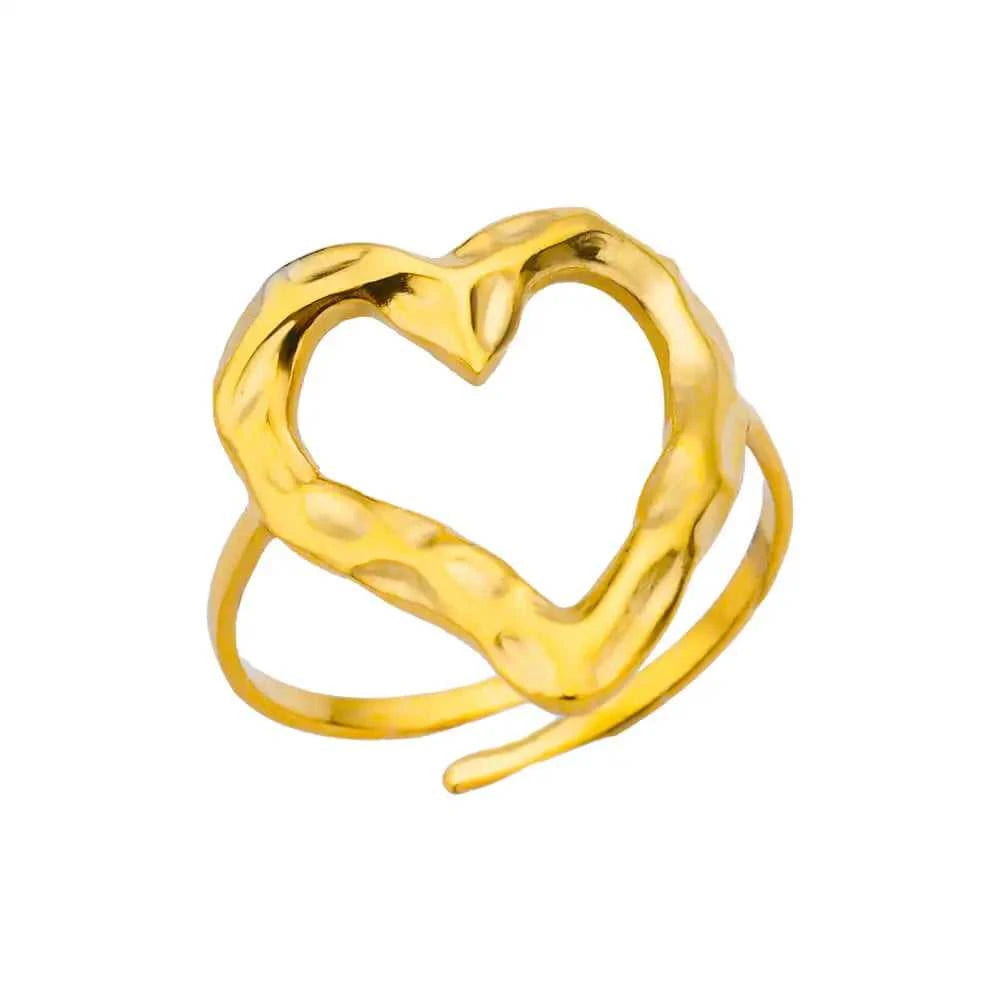 316L Stainless Steel Rings for Women Gold Color Never Fade Luxury Classic rings wedding couple rings Jewelry Free Shipping Éditions Traditions & Modernité Inc. 186727648;20260628;17826904053M55t