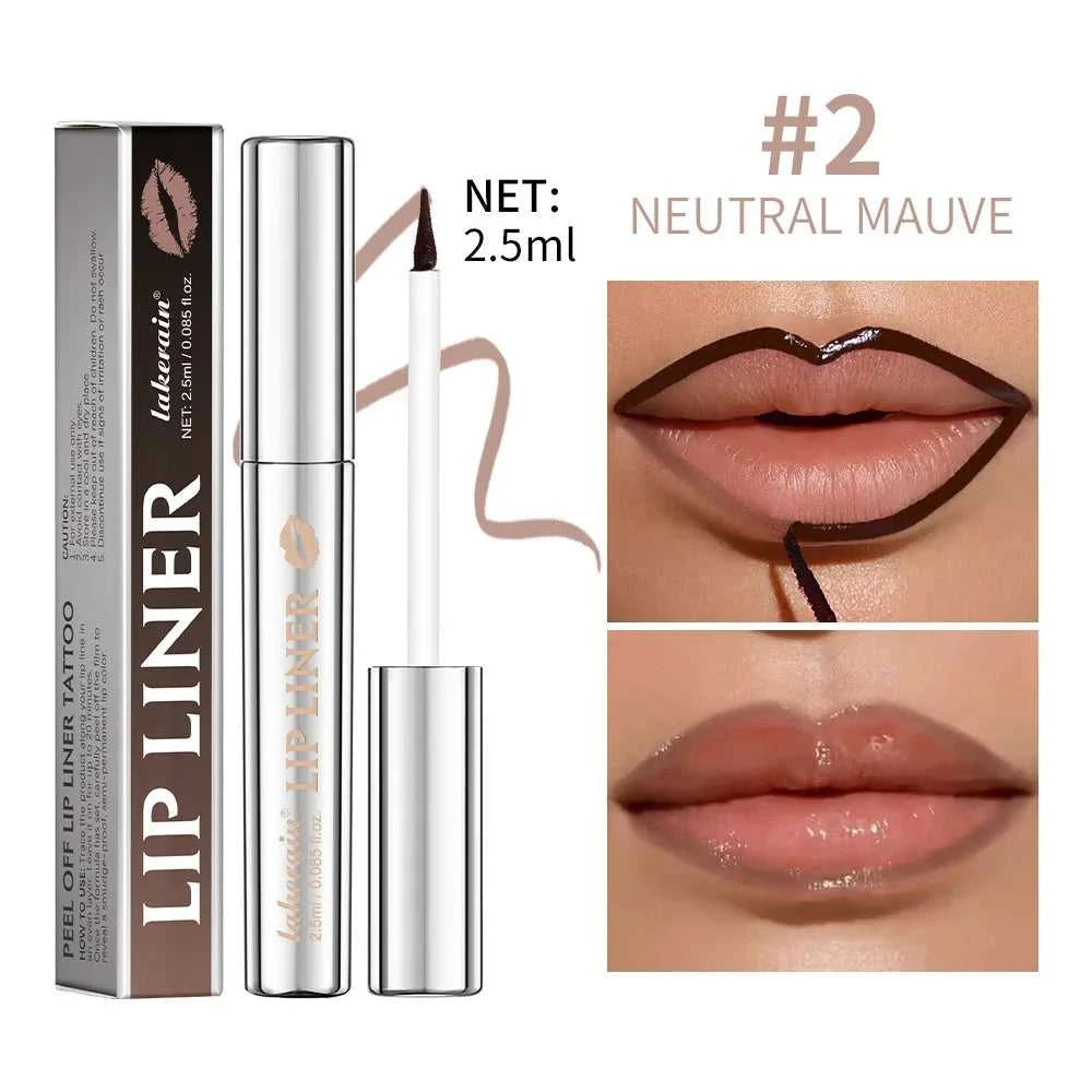 Waterproof Lip Liner Peel Off Tattoo Lipgloss Waterproof Long Lasting Matte Lip Tint Brown Contour Tear-off Lips Stain Cosmetic Éditions Traditions & Modernité Inc. 185982941;20260611;1781194007hb8VK