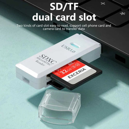 2 in 1 USB 3.0 Card Reader Micro TF sd card Reader usb adapter High Speed Cardreader TF Memory card For PC Laptop Accessories Éditions Traditions & Modernité Inc. 186083297;20260613;1781386282ovUjK
