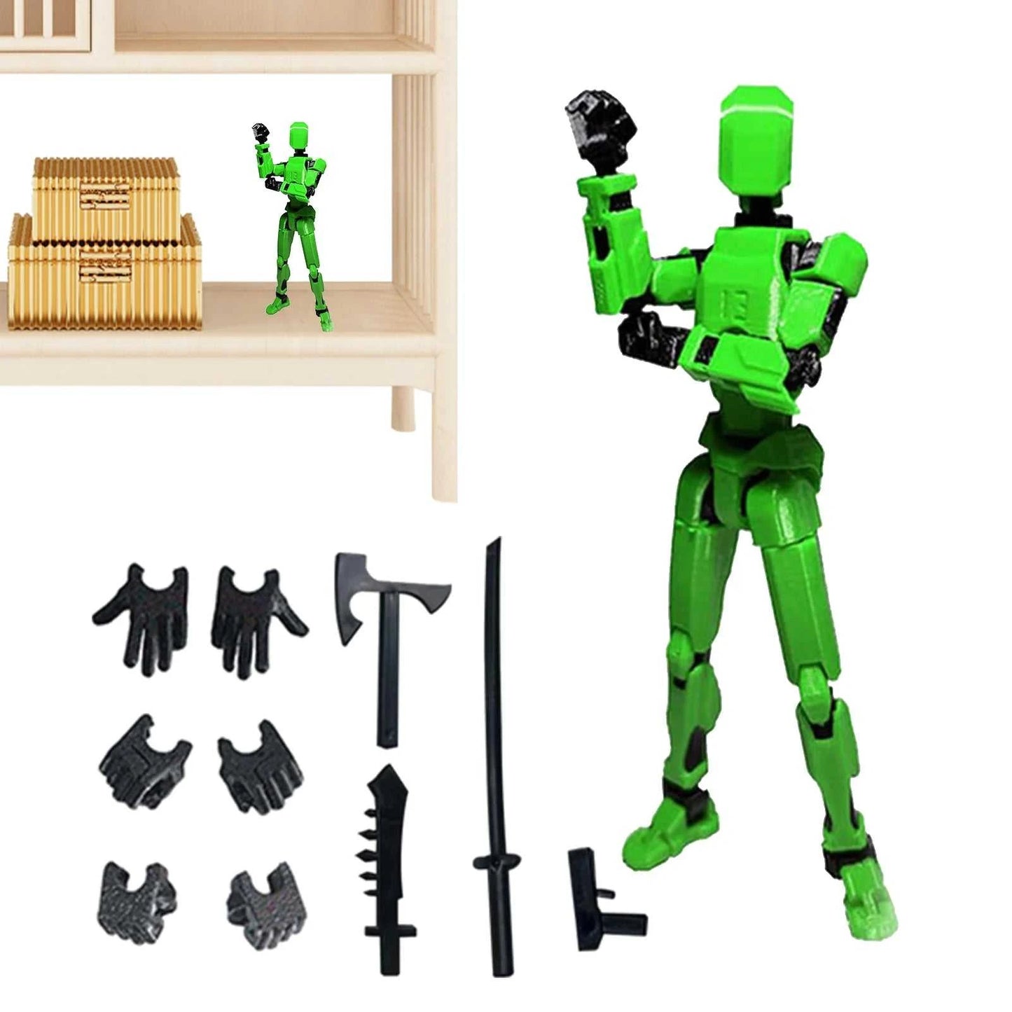 1PCS 13 Joints Figure Articulate Movable Dummy Doll Diy Assembly Toy 3D Printed Action Figure Stop Motion Animation Dummy Éditions Traditions & Modernité Inc. 185980448;20260611;17811936277sbOD