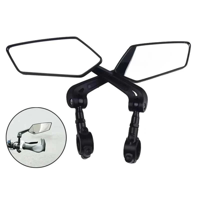 1/2PCS Bicycle Rearview Mirror 360 Degree Adjustable Rotatable Universal Cycling Handlebar Rear View Mirrors for MTB Road Bike