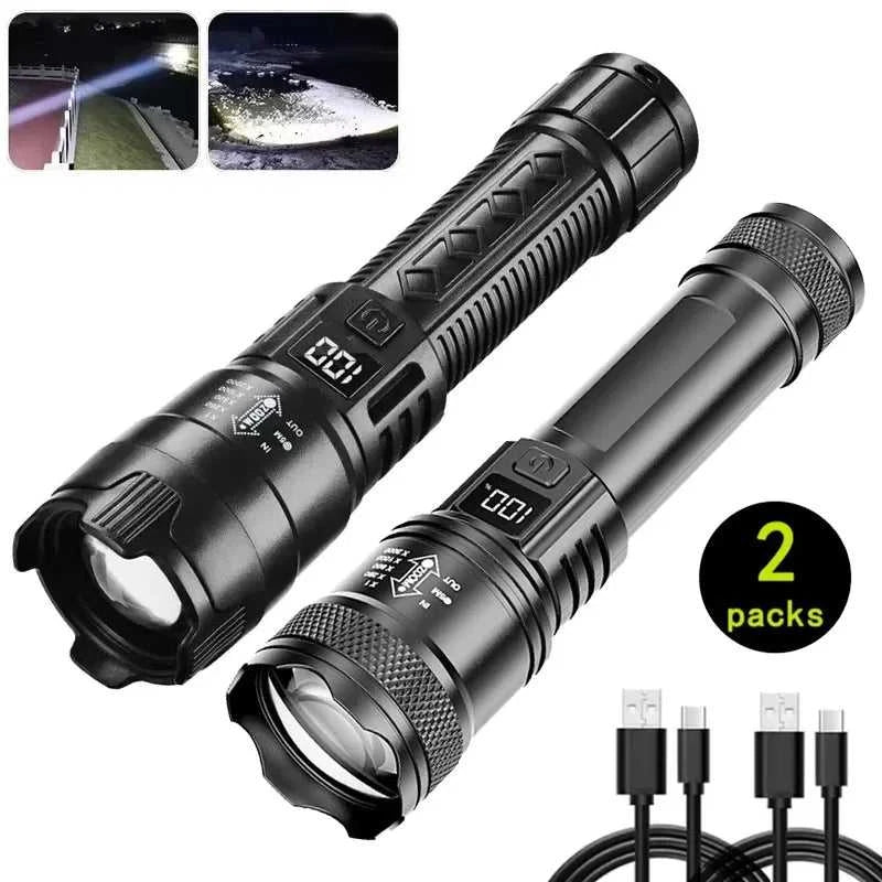 2000LM Ultra Bright P50 LED Flashlight Tactical EDC Emergency Spotlight Telescopic ZoomHandheld Torch w/ 14500/18650 Battery Éditions Traditions & Modernité Inc. 185981121;20260611;1781193803lXmvy