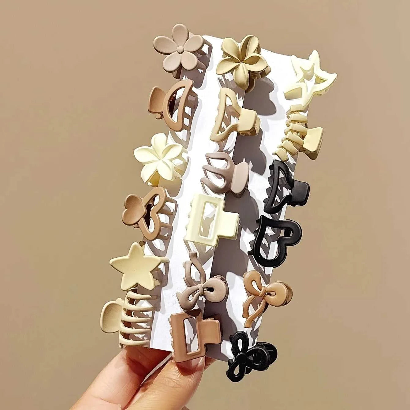 5/10/20/30pcs Beige Mixed Pack Small Clips, Cute Girl Accessories - Perfect for Daily Use, Special Occasions, or Travel Gifts Éditions Traditions & Modernité Inc. 185980399;20260611;1781193617wRsg1