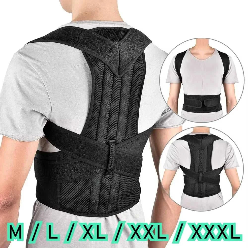Reinforced Belt Lumbar Column Posture Corrector Vest Adjustable Back Support Strap Shoulder Spine Brace Neck Stretcher Trainer Éditions Traditions & Modernité Inc. 185981008;20260611;1781193740fXXDJ