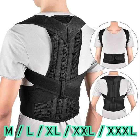 Reinforced Belt Lumbar Column Posture Corrector Vest Adjustable Back Support Strap Shoulder Spine Brace Neck Stretcher Trainer Éditions Traditions & Modernité Inc. 185981008;20260611;1781193740fXXDJ