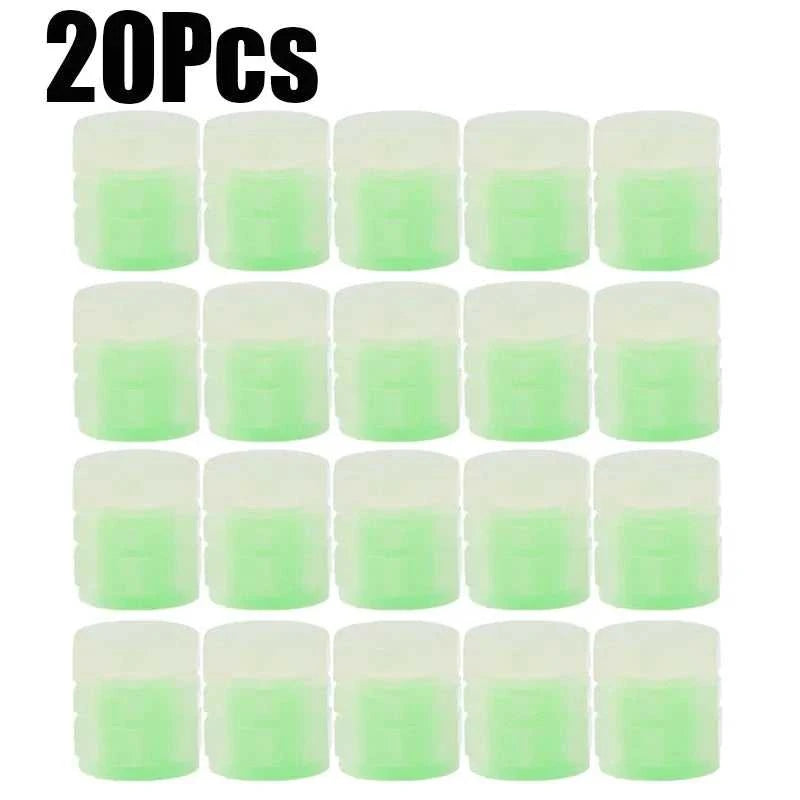 Luminous Valve Caps Fluorescent Night Car Tire Valve Caps Motorcycle Bike Glowing Decor Wheel Nozzles Tyre Cap Car Accessories Éditions Traditions & Modernité Inc. 185980907;20260611;1781193725jOyY7