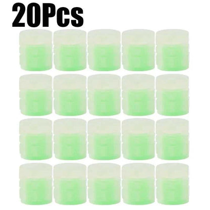 Luminous Valve Caps Fluorescent Night Car Tire Valve Caps Motorcycle Bike Glowing Decor Wheel Nozzles Tyre Cap Car Accessories Éditions Traditions & Modernité Inc. 185980907;20260611;1781193725jOyY7