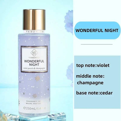 Victoria Body Spray Perfume For Women Lasting Light Fragrance 250ml Floral Fruity Scent Blooming Splash Fragrance Mist Parfum